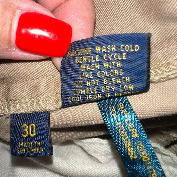 Polo Ralph Lauren Khaki Shorts Men's Sz 30 9” length - Picture 4 of 7